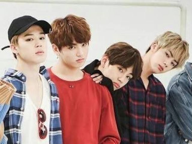 Jungkook,Jimin, Jin e Taehyung