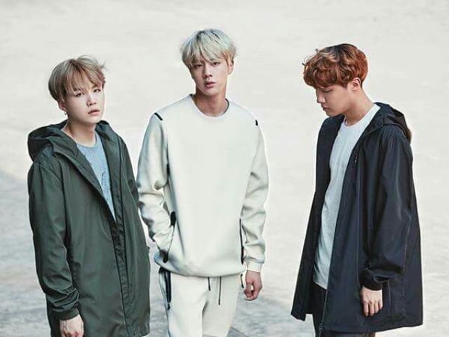 J-hope,Jin e Yoongi