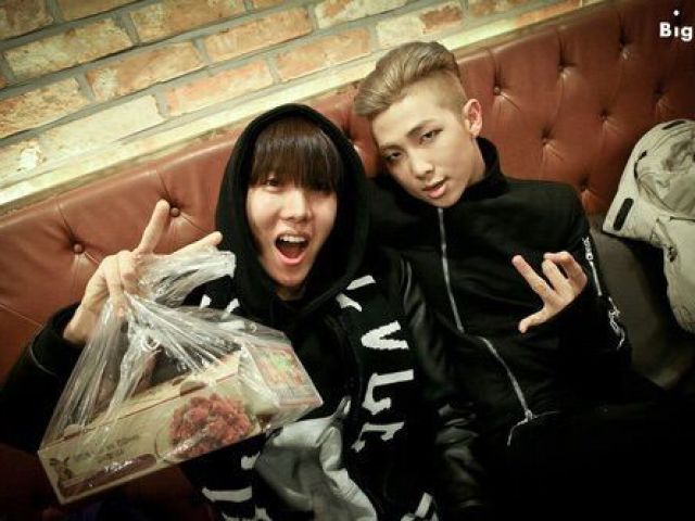 J-hope e Namjoon