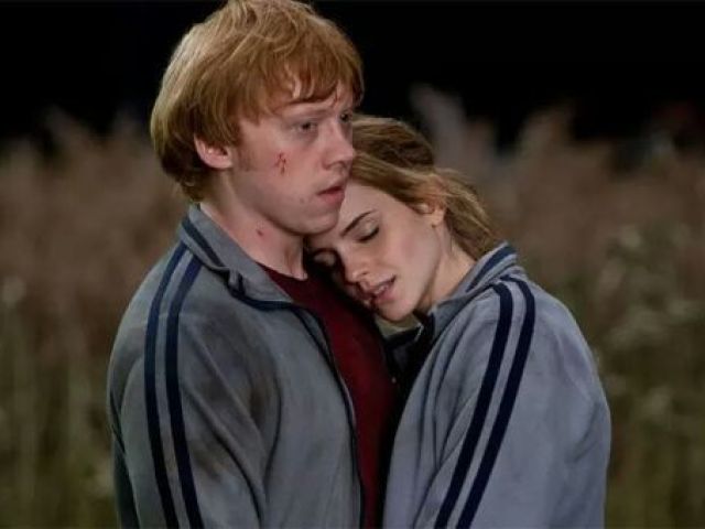 hermione + rony