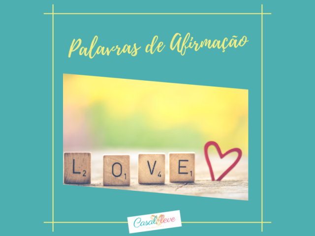PALAVRAS DE AFIRMAÇÃO
