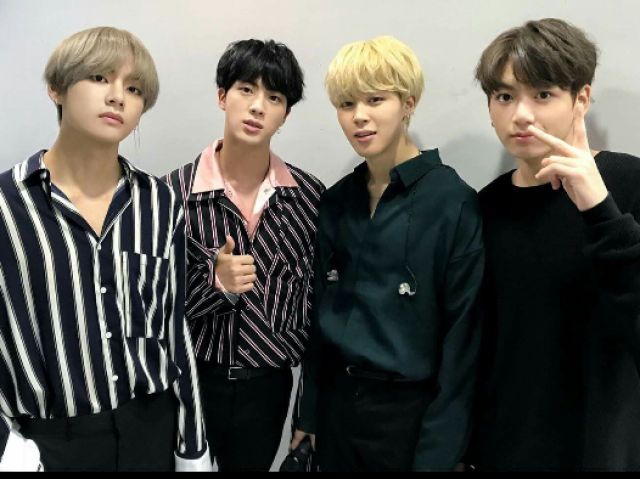 Jin, Jimin, Taehyung e Jungkook