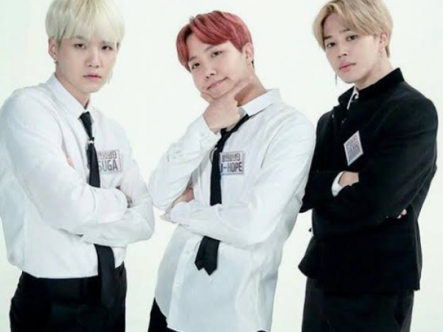 Yoongi, Hoseok e Jimin