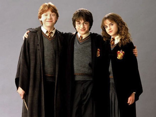 harry , hermione , rony