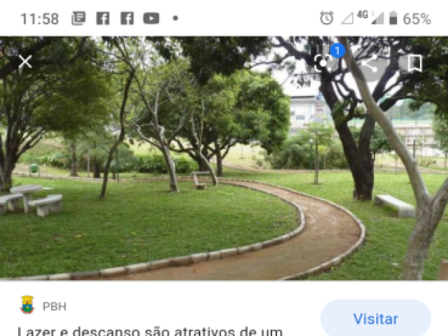 Acho que no parque!!!