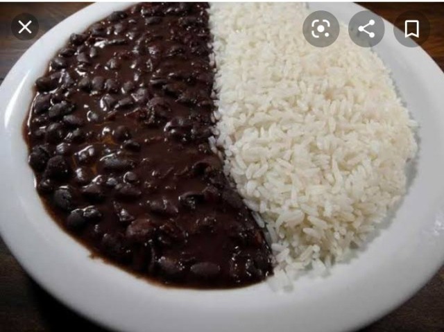 Arroz e feijão