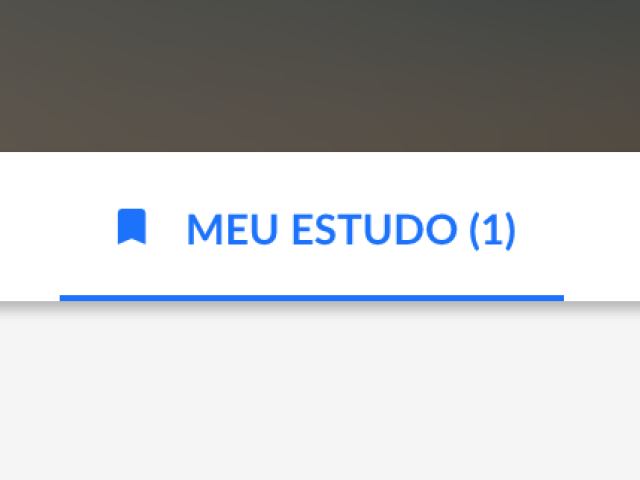 Só uso a aba "meu estudo" do geekie one