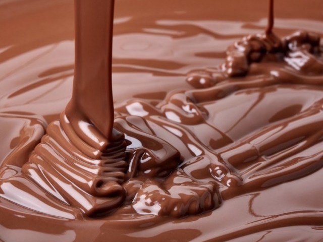 chocolate derretido