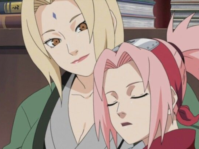 Tsunade para Sakura