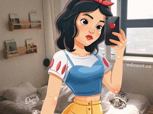 Branca de neve celular.