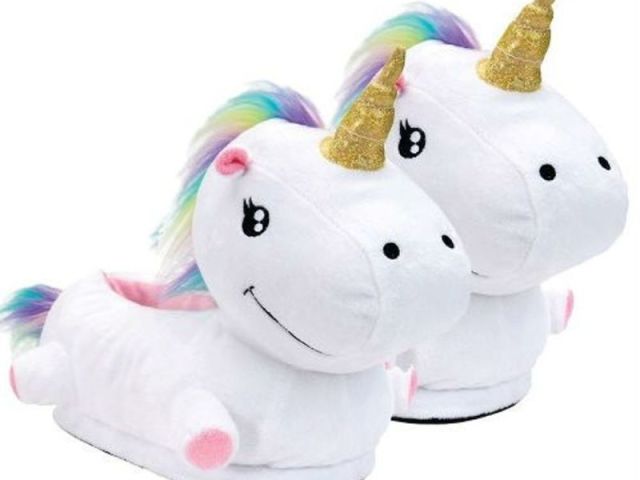 Pantufa de unicornio