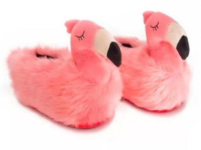 Pantufa de Flamingo