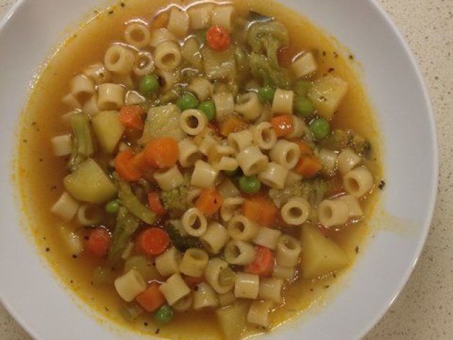 sopa de macarrão