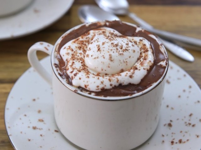 Chocolate quente cremoso