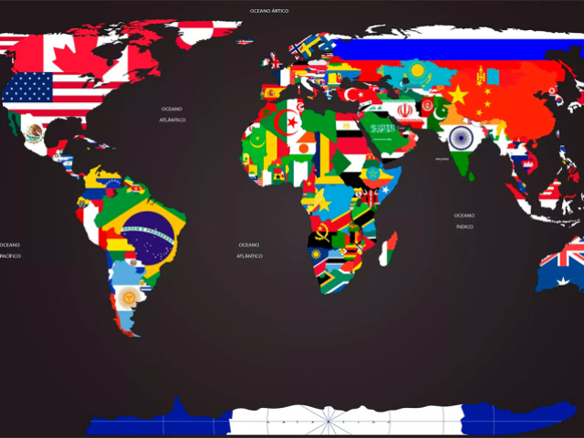 Você sabe o nome do país pela bandeira? (nível HARD)