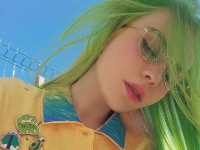 Cabelo verde💚