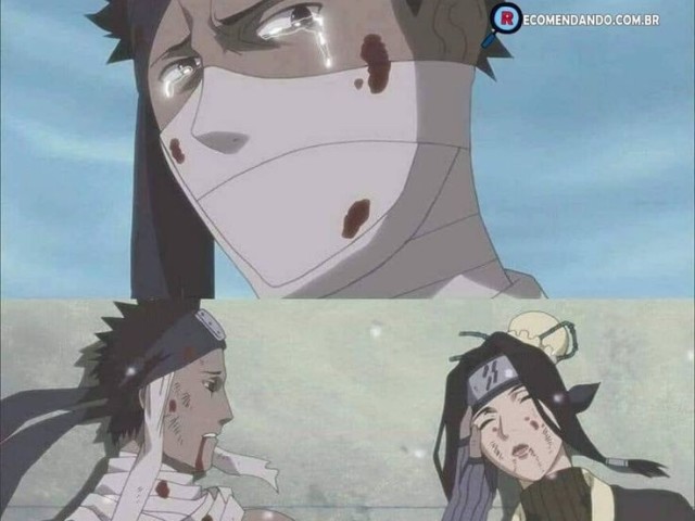 Haku e Zabuza momochi o demônio do gás oculto. ( naruto Clássico)