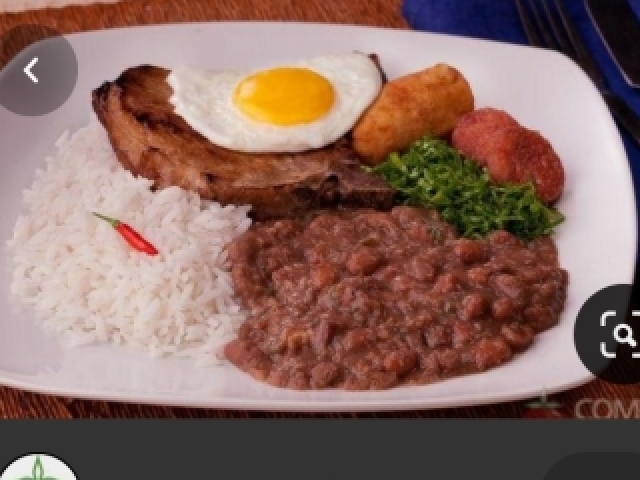 Arroz,feijão, ovo ,farinha