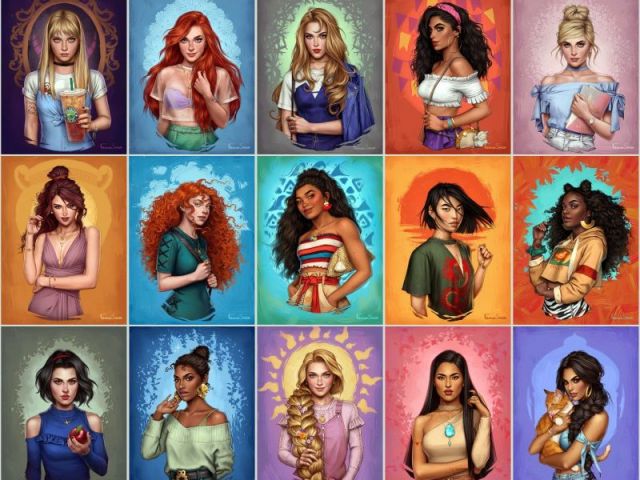Qual princesa da Disney você seria?