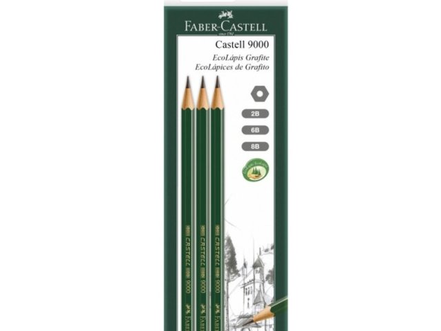 Kit faber castell profissional
(2b, 6b e 8b)