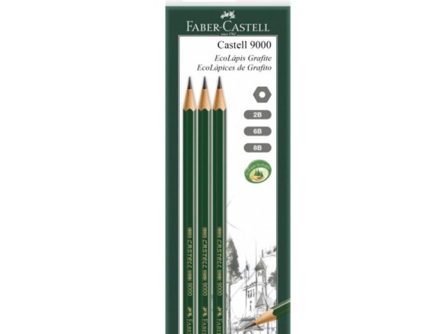 Kit faber castell profissional 
(2b, 6b e 8b)