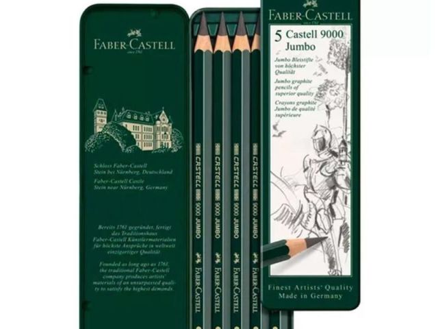 Kit 5 variações faber castell profissional jumbo