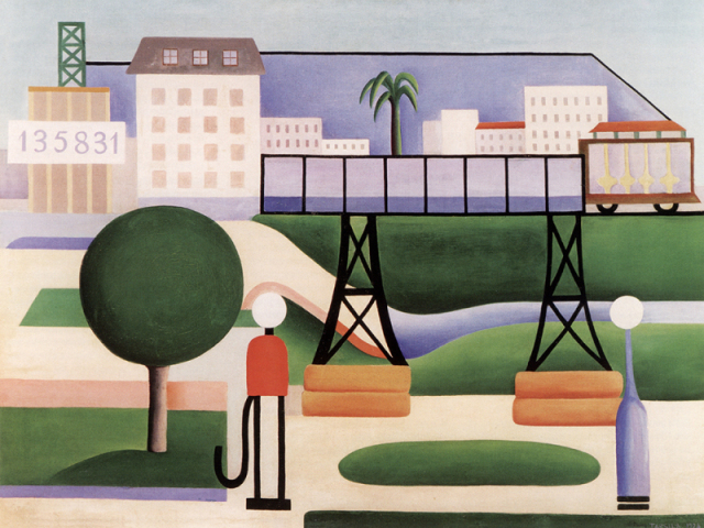 São Paulo, Tarsila do Amaral
(fonte: https://bit.ly/316UlyP)