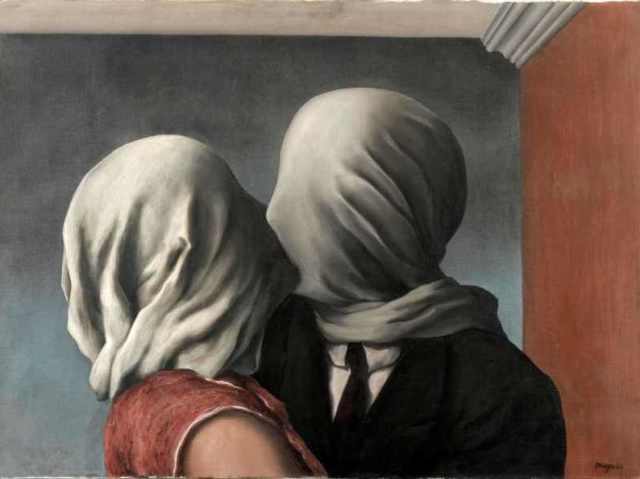 Os Amantes, René Magritte
(fonte: https://bit.ly/34dKxW0)