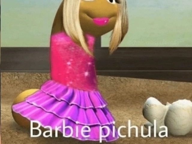 Barbie pichula, tem nojo de tudo