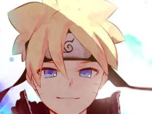 Boruto , adimito que ele e legal, ele me apresentou os outros amigos dele eles sao bem legais ^w^