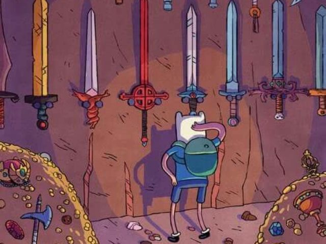 Que espada do Finn você teria no Hora de Aventura?