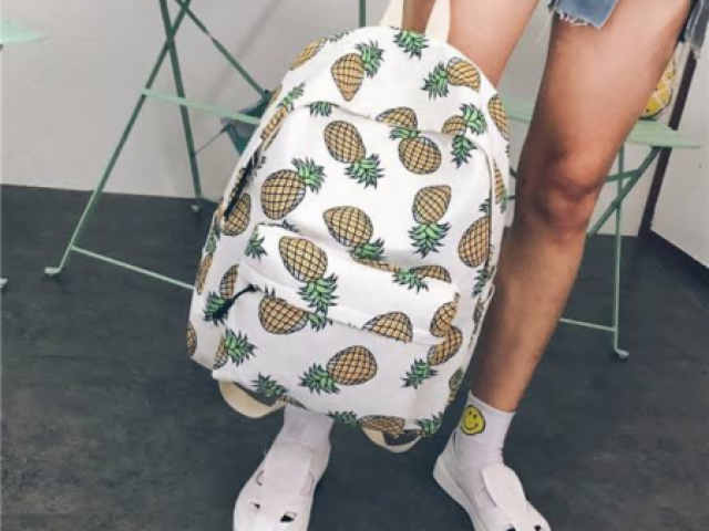 Mochila de abacaxi