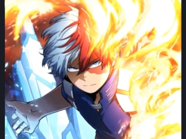 ???- Olá, Tudo bem?? Não tá com fome não? 
Vc- Tô com pouca fome.. Por quê?
???- não só pra saber mesmo.. Esqueci de me apresentar. Eu sou Shoto Todoroki.
Vc- Nome bonito, gostei!!
Todoroki- *Cora* Obrigado.
Vc- Bom vc sabe meu nome.. Não preciso repetir né?!
Todoroki: Não precisa não.. Seu nome é bonito também..
Vc- Obrigada.. Quer ficar aqui e fazer companhia?
Todoroki- Claro..