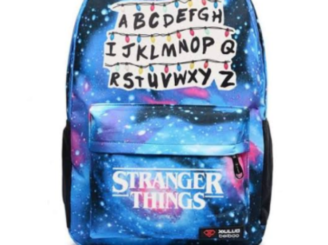 Mochila stranger things?