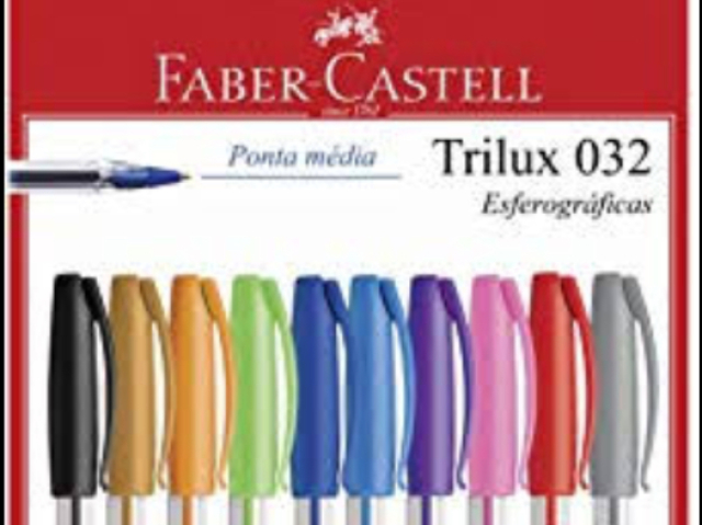 Canetas Faber Castel coloridas