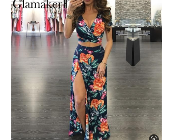 Vestido praiano floral lindo