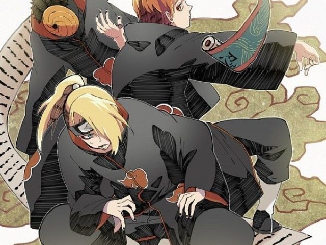 Deidara x Sasori x tobi