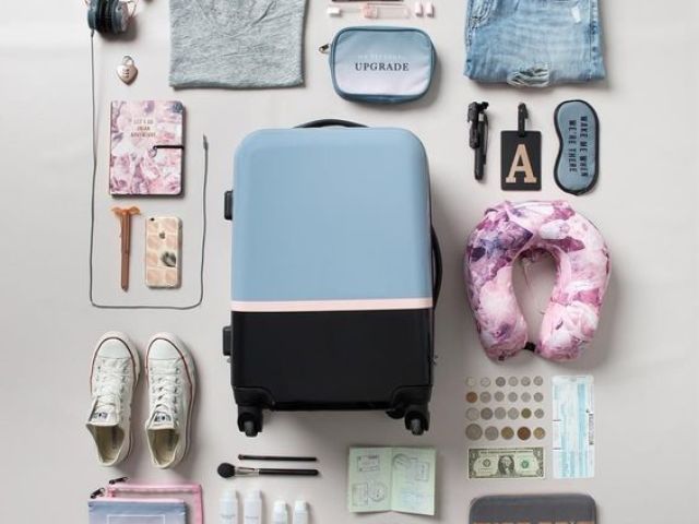 Monte sua mala para viajar