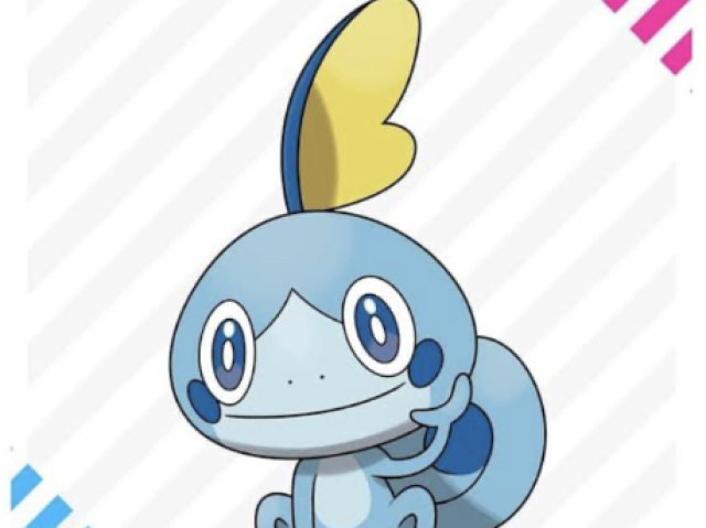 Sobble usou o jato de água