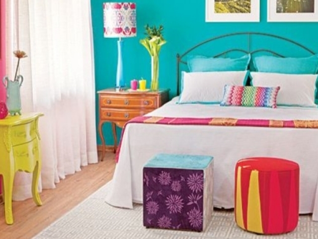 Quarto colorido