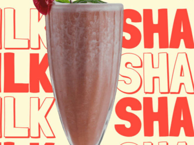 Um delicioso Milk shake