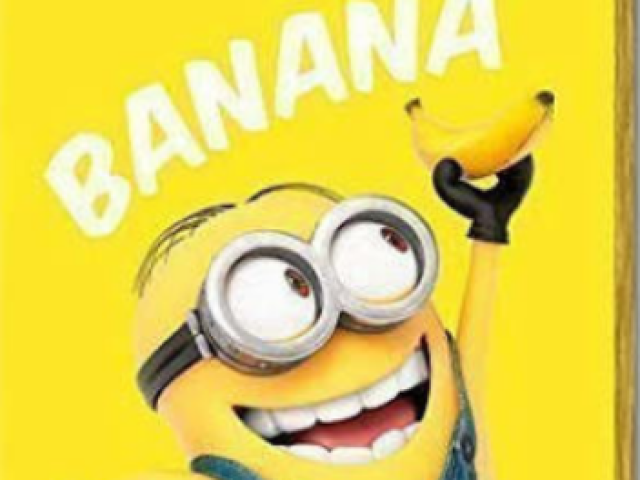 Banana, inclusive ela adimite que parte dessa paixão pela fruta é devido ao filme dos minions que a mesma adora