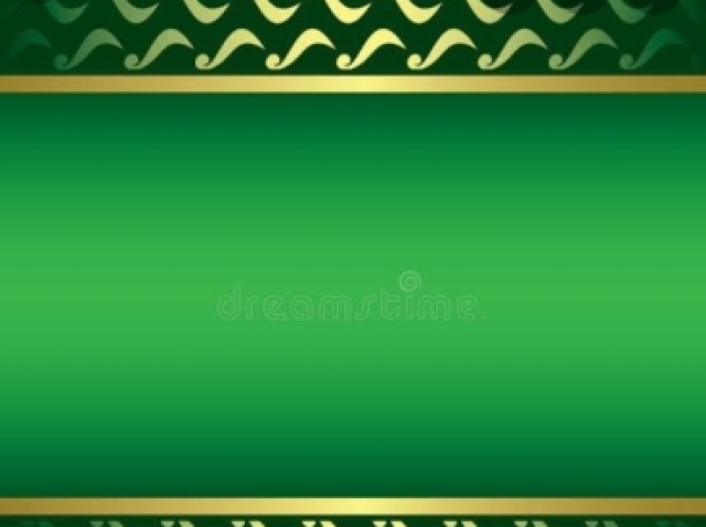 Dourado e verde