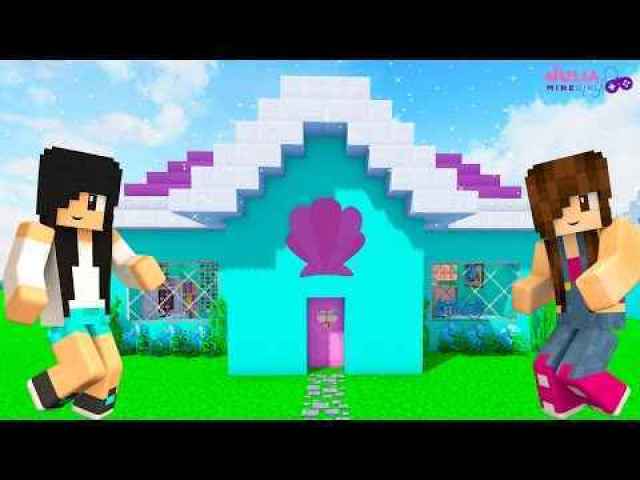 Desafios Minegirl-CASA DE SEREIA NO MINECRAFT!