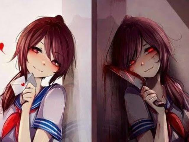 Yandere (Que por amor ou desejo pode fazer de tudo, nem que seja matar alguém ou a si próprio.)