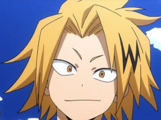 Denki: -Oi! Me chamo Denki, prazer! Posso te ajudar?