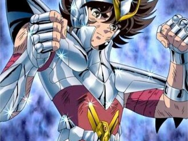 Ele é derrotado por seiya e enfrenta shiriyu,marin,hyoga