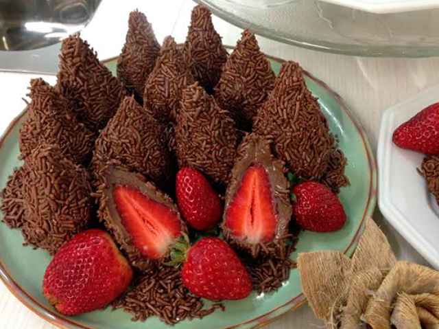 Coxinha de chocolate