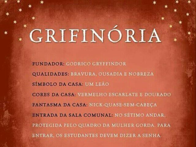 Grifinória!