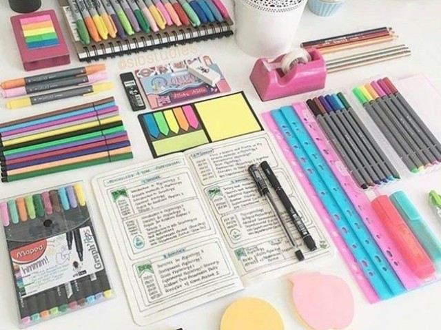 Organize seu material escolar